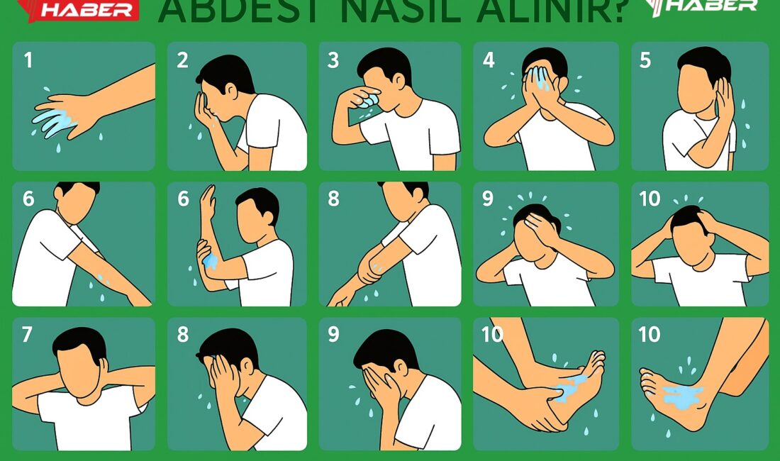 Abdest, İslam’da ibadet öncesi yapılan manevi bir temizliktir.
Namaz kılmak, Kur’an-ı