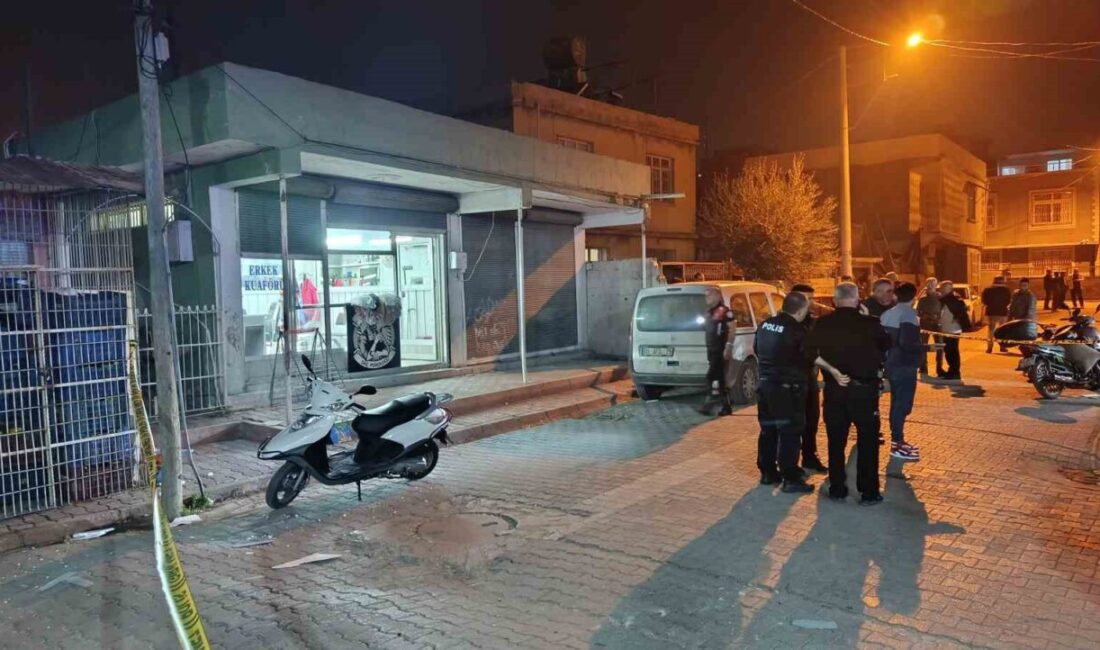 Adana’nın Seyhan ilçesine bağlı Barış Mahallesi’ndeki bir erkek kuaföründe meydana