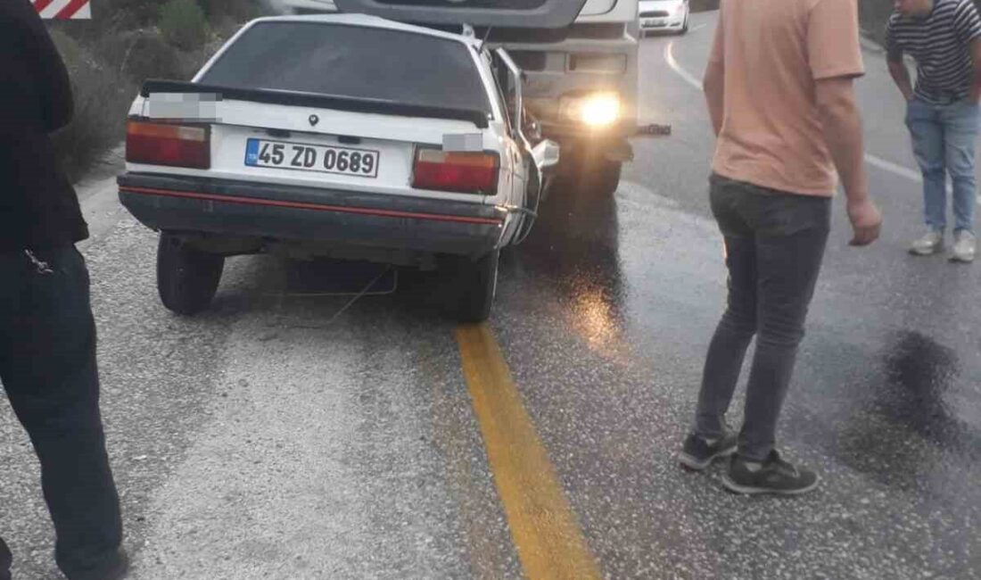 Manisa’nın Akhisar ilçesinde meydana gelen trafik kazasında bir kişi öldü,