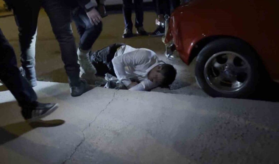 Aksaray’da bir kişi, yol ortasında tartıştığı kimliği belirlenemeyen bir şahıs