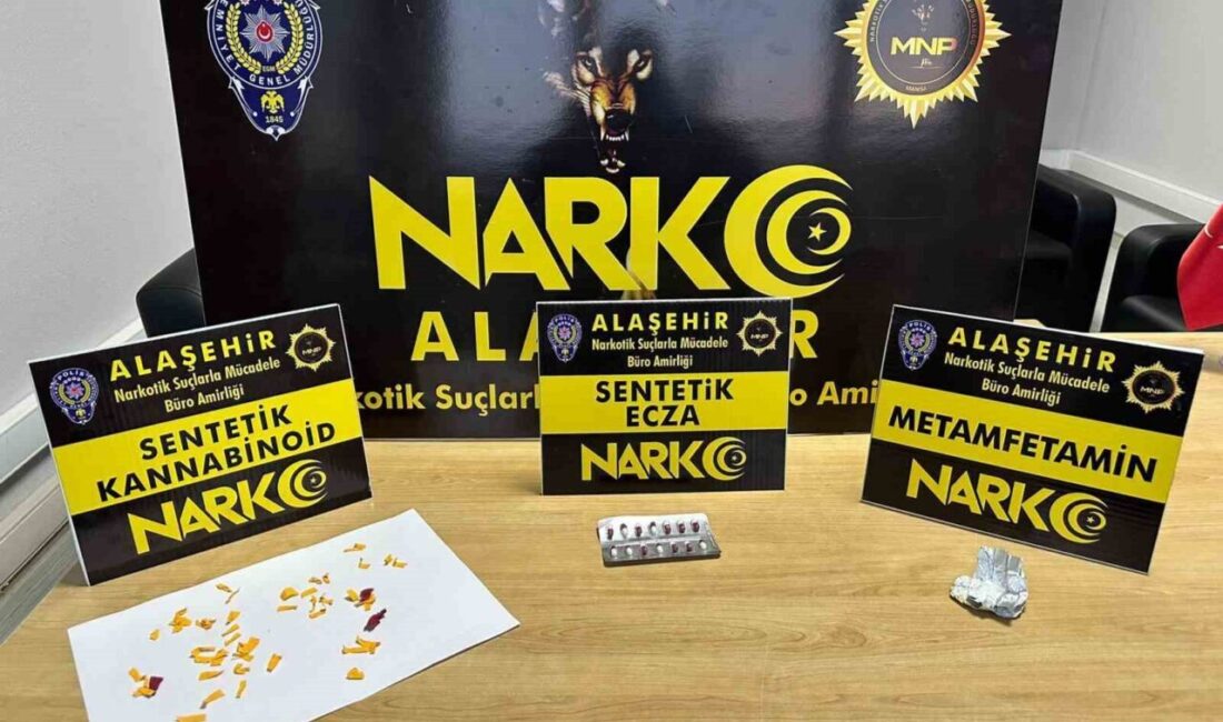 Manisa’nın Alaşehir ilçesinde uyuşturucu veya uyarıcı madde imal ve ticareti