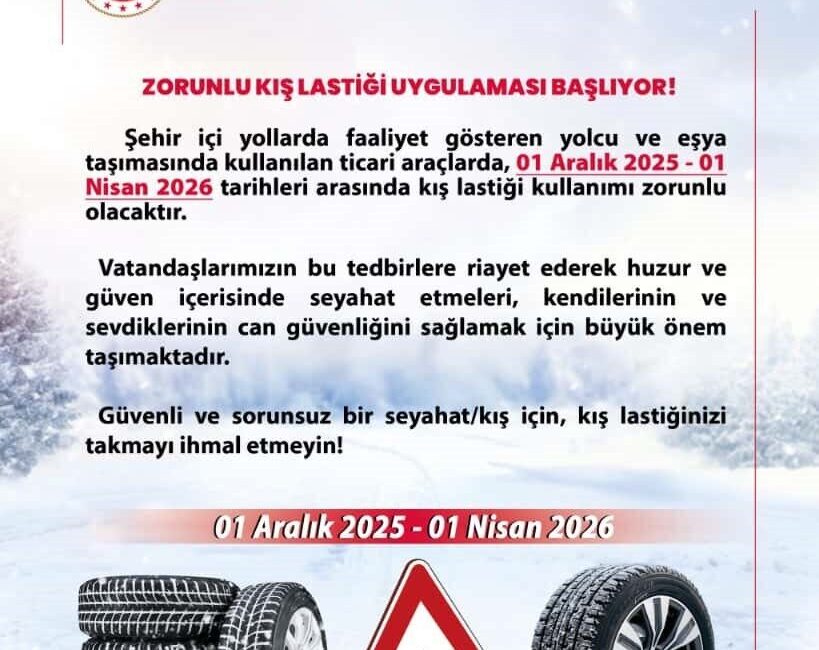 Ankara Valiliği, 1 Aralık 2025-1 Nisan 2026 tarihleri arasında kış
