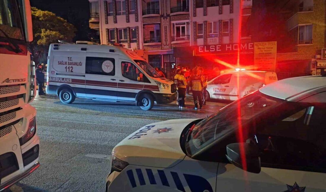 Ankara’nın Mamak ilçesinde bulunan bir binanın üçüncü katında meydana gelen