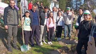 Ankara’nın Beypazarı ilçesinde 11 Kasım Milli Ağaçlandırma Günü üzerine Beypazarı