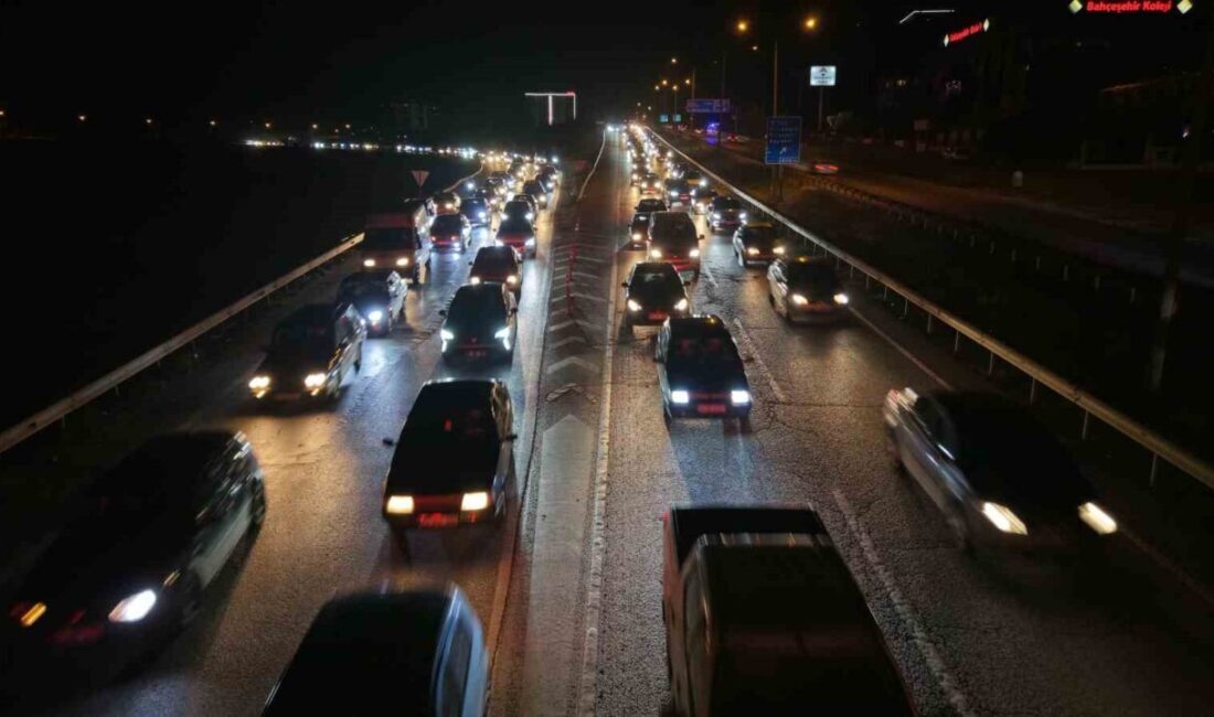 Ara tatilin son gününde yollara akın eden milyonlarca vatandaş, 43