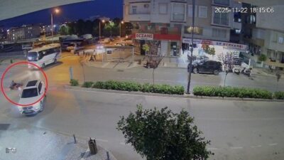 Manavgat ilçesinde meydana gelen bir kaza sonucunda bir motosiklet sürücüsü