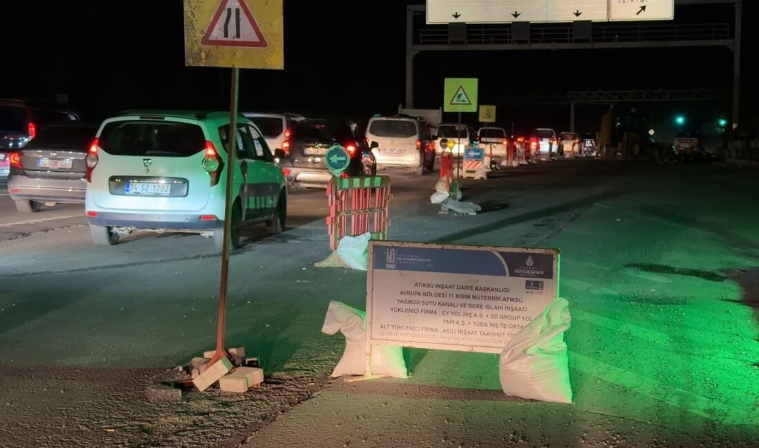 İstanbul Arnavutköy ilçesinde, İstanbul Su ve Kanalizasyon İdaresi (İSKİ) tarafından