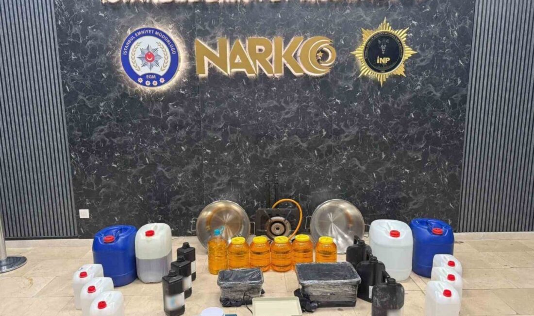 Arnavutköy’de lüks bir villada uyuşturucu ve uyarıcı madde kullanımı ve