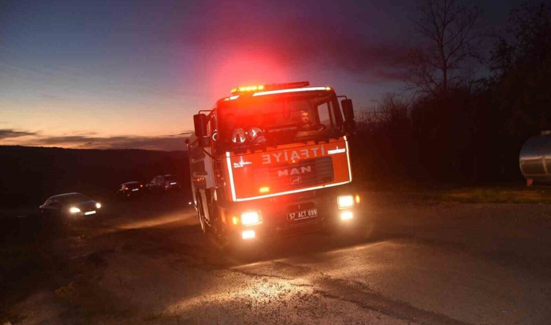 Sinop’ta meydana gelen bir olay, yangın ihbarı alınmasına neden oldu