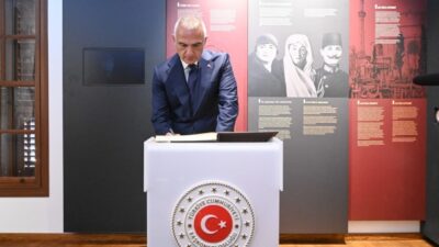 Kültür ve Turizm Bakanı Mehmet Nuri Ersoy, restorasyon çalışmasıyla yenilenen