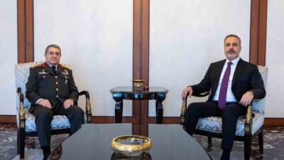 Dışişleri Bakanı Hakan Fidan, Genelkurmay Başkanı Orgeneral Selçuk Bayraktaroğlu’nu Dışişleri
