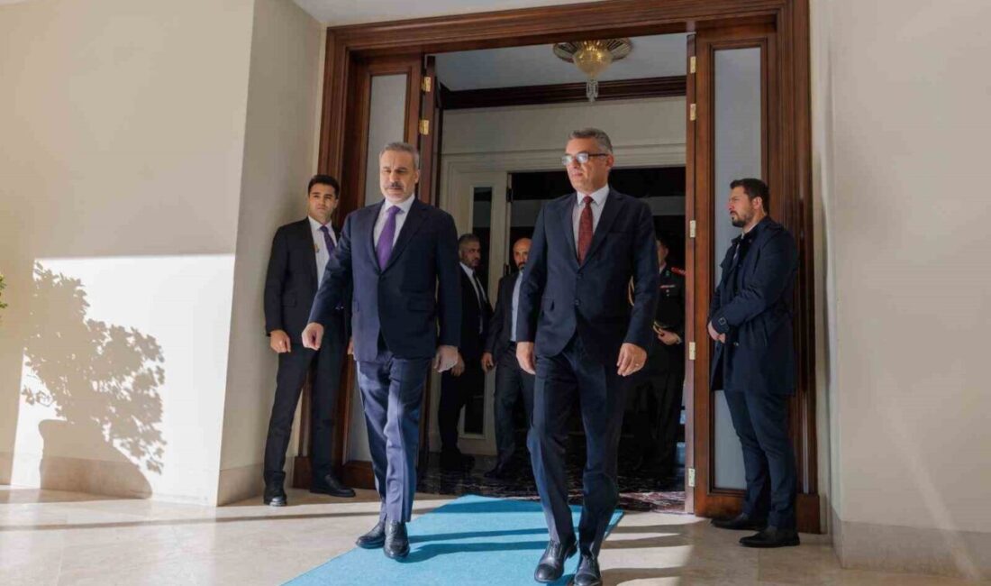Dışişleri Bakanı Hakan Fidan, Kuzey Kıbrıs Türk Cumhuriyeti (KKTC) Cumhurbaşkanı
