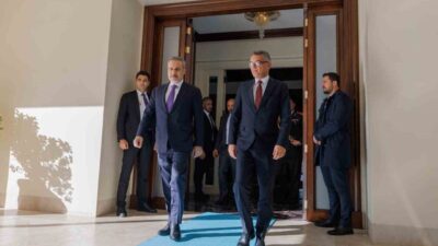 Dışişleri Bakanı Hakan Fidan, Kuzey Kıbrıs Türk Cumhuriyeti (KKTC) Cumhurbaşkanı