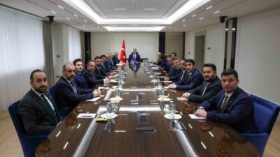 Dışişleri Bakanı Hakan Fidan, MÜSİAD Genel Başkanı Burhan Özdemir’i kabul
