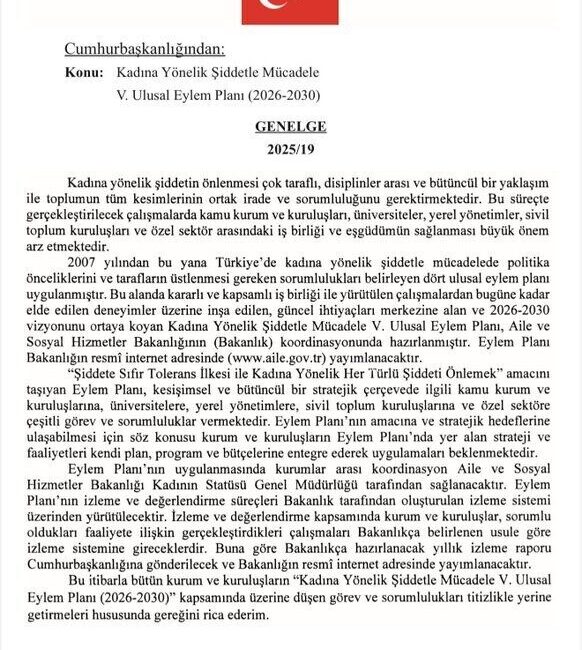 Aile ve Sosyal Hizmetler Bakanı Mahinur Özdemir Göktaş, ‘Kadına Yönelik