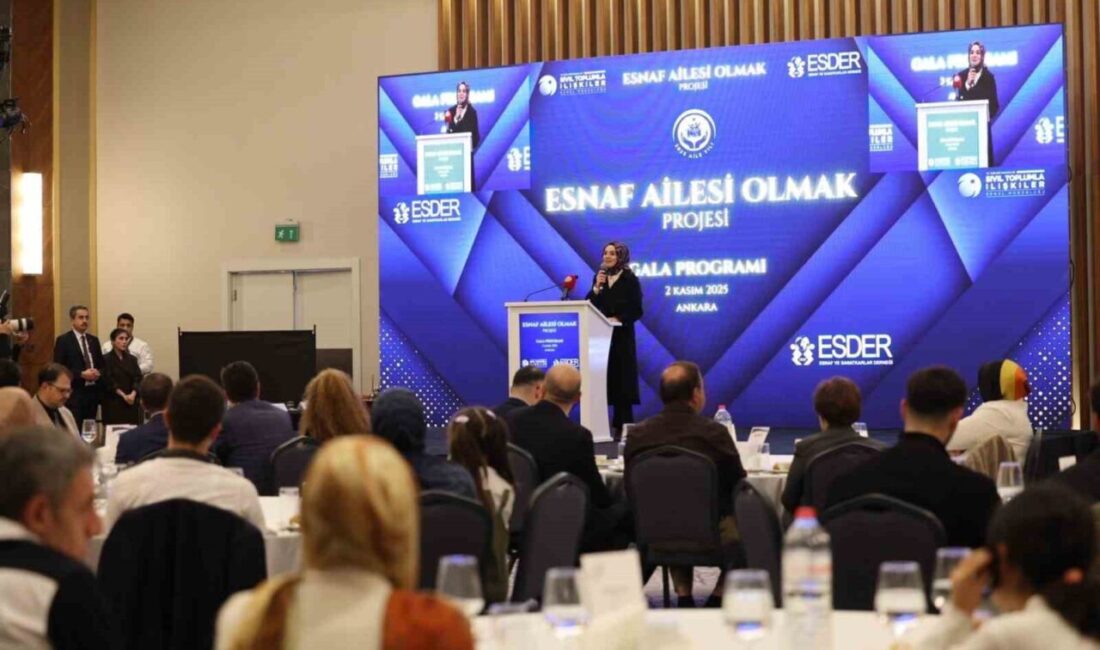 Aile ve Sosyal Hizmetler Bakanı Mahinur Özdemir Göktaş, “Esnaf Ailesi