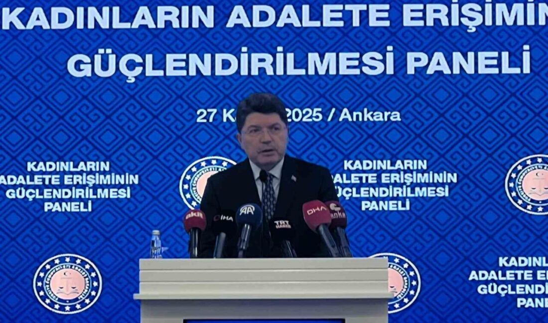 Adalet Bakanı Yılmaz Tunç’un, Dikmen Hakimevinde düzenlenen ‘Kadınların Adalete Erişiminin