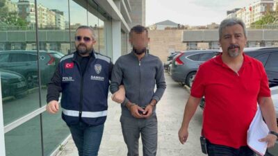 Samsun’da bir bankaya para çekmeye giden yabancı uyruklu bir kişinin