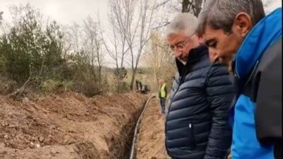 Çorum Belediyesi, Çomar Barajı yakındalarında açtığı kuyulardan Bahabey Arıtma Tesisi’ne