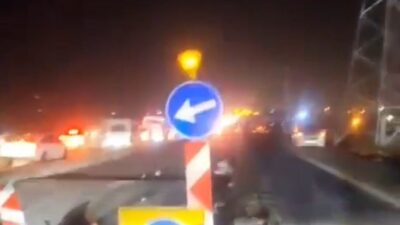 Batman’da devam eden yol yapımı sırasında meydana gelen trafik kazalarında