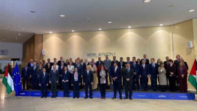 Belçika’da Avrupa Birliği’nin (AB) girişimi ve 60 ülkenin katılımıyla Filistin