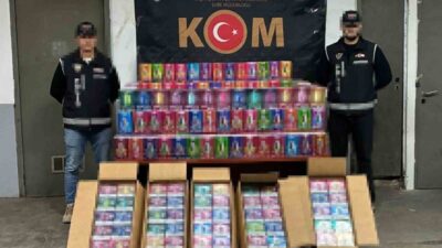 Beylikdüzü ilçesinde okul çevresinde dron kullanılarak yapılan denetimde, şüpheli bir