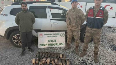 Adilcevaz Jandarma Karakol Komutanlığı ekipleri ile Doğa Koruma ve Milli
