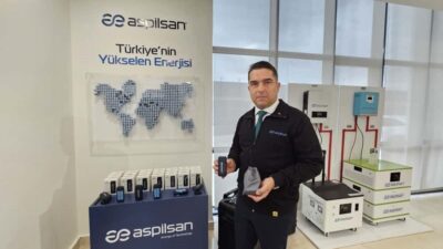 Kayseri’deki Askeri Pil Sanayii (ASPİLSAN) Enerji AŞ tarafından yerli olarak