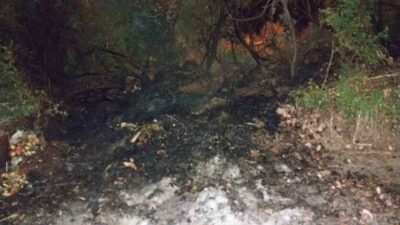 Bucak ilçesi, Burdur’da gece saatlerinde Taşyayla köyünde çıkan arazi yangını,