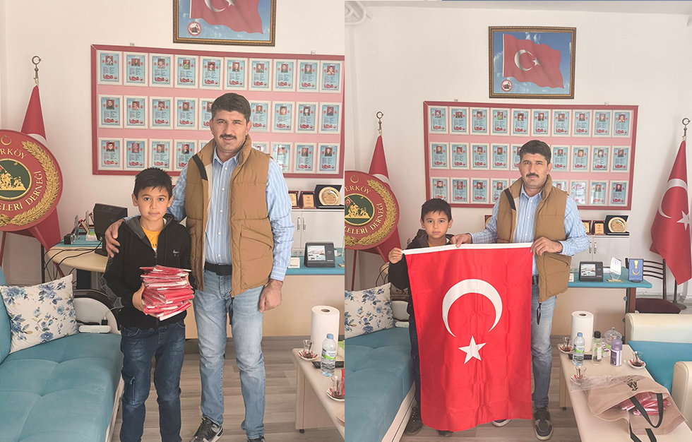 Yerköy’de örnek bir davranış sergilendi.Atatürk İlköğretim Okulu öğrencisi Osman Gül,