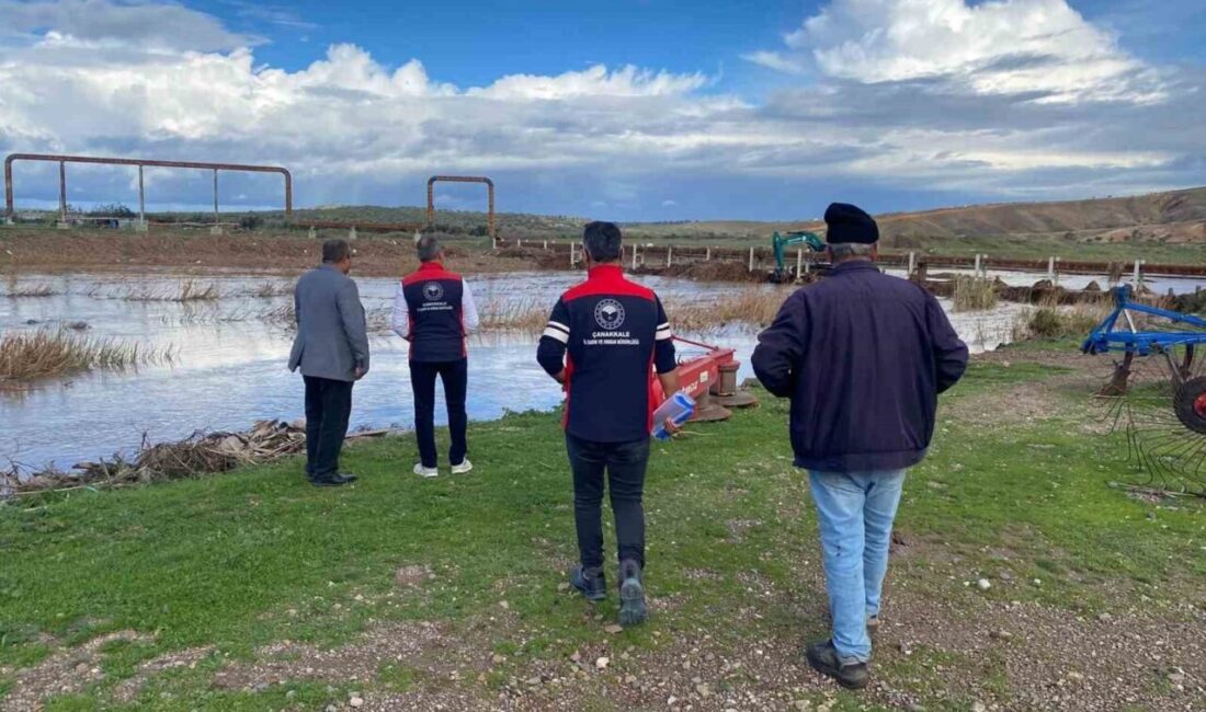 Çanakkale’de son günlerde yaşanan yoğun yağışlar sebebiyle meydana gelebilecek zararlara