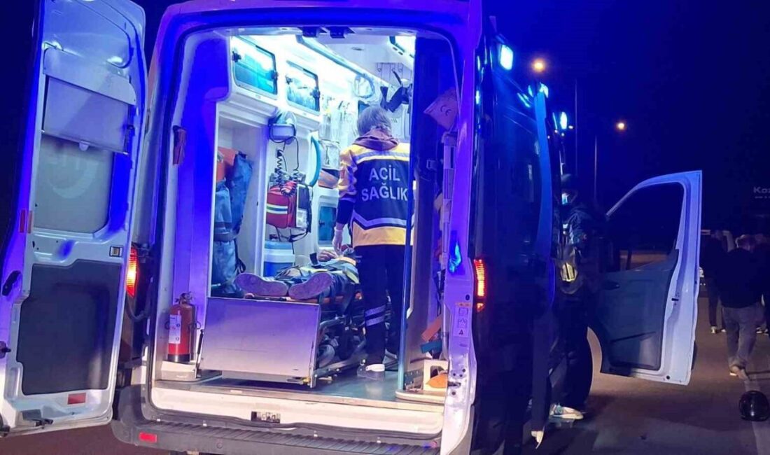 Çorum’un İskilip ilçesinde meydana gelen trafik kazasında bir motosiklet sürücüsü