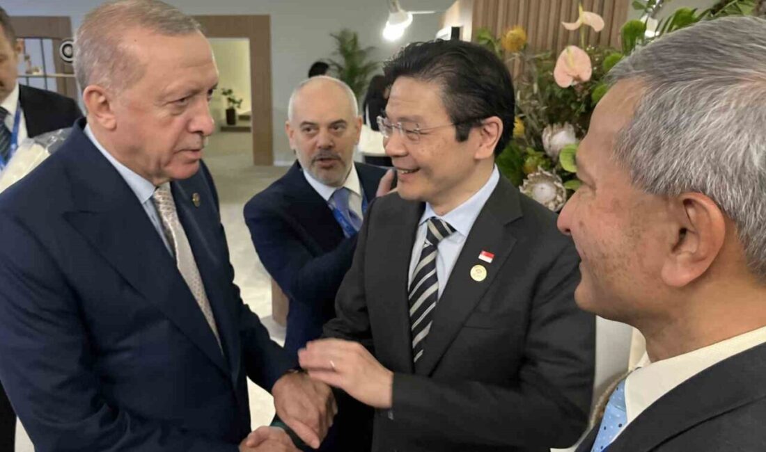 Türkiye Cumhurbaşkanı Recep Tayyip Erdoğan, Güney Afrika Cumhuriyeti’nde gerçekleştirilen G20