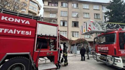 Konya’nın Selçuklu ilçesinde, Fatih Mahallesi Ulutepe Sokak’ta bulunan 5 katlı