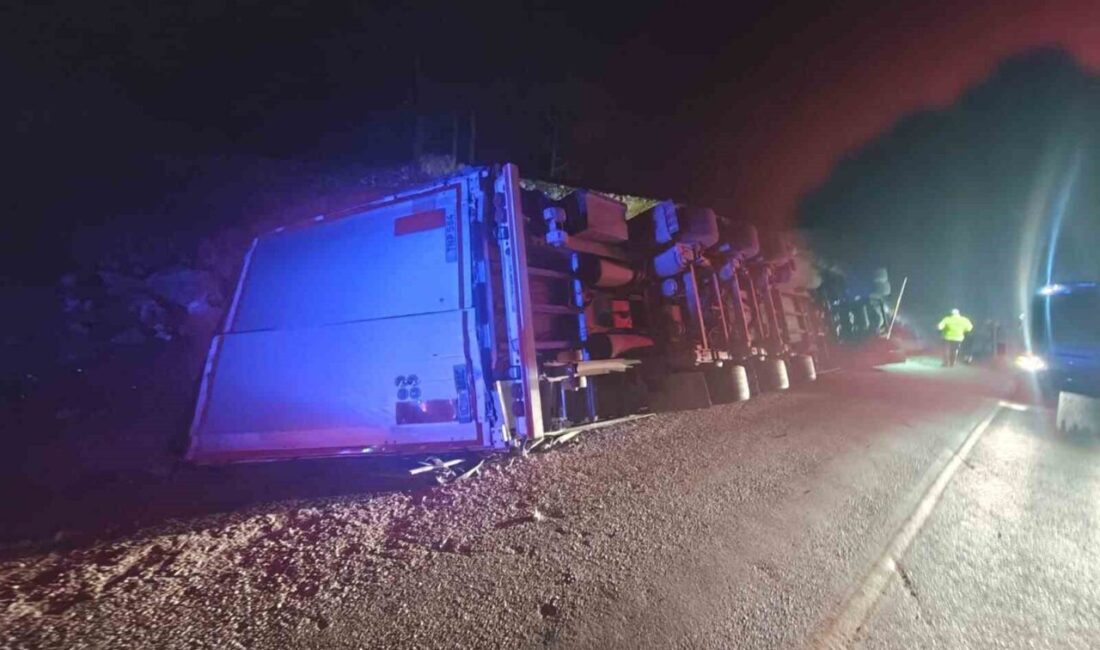 Mersin’in Mut ilçesi sınırlarında meydana gelen trafik kazasında yabancı plakalı