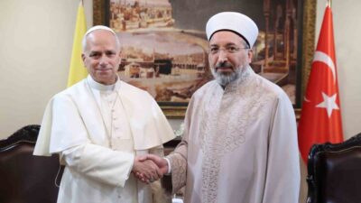 Vatikan Devlet Başkanı Papa 14. Leo, Ankara’da Diyanet İşleri Başkanı