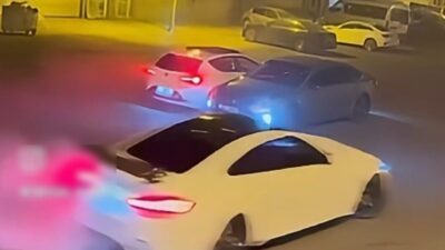 Mersin’de drift yaparak egzozundan alevler çıkaran sürücünün, o anları sosyal
