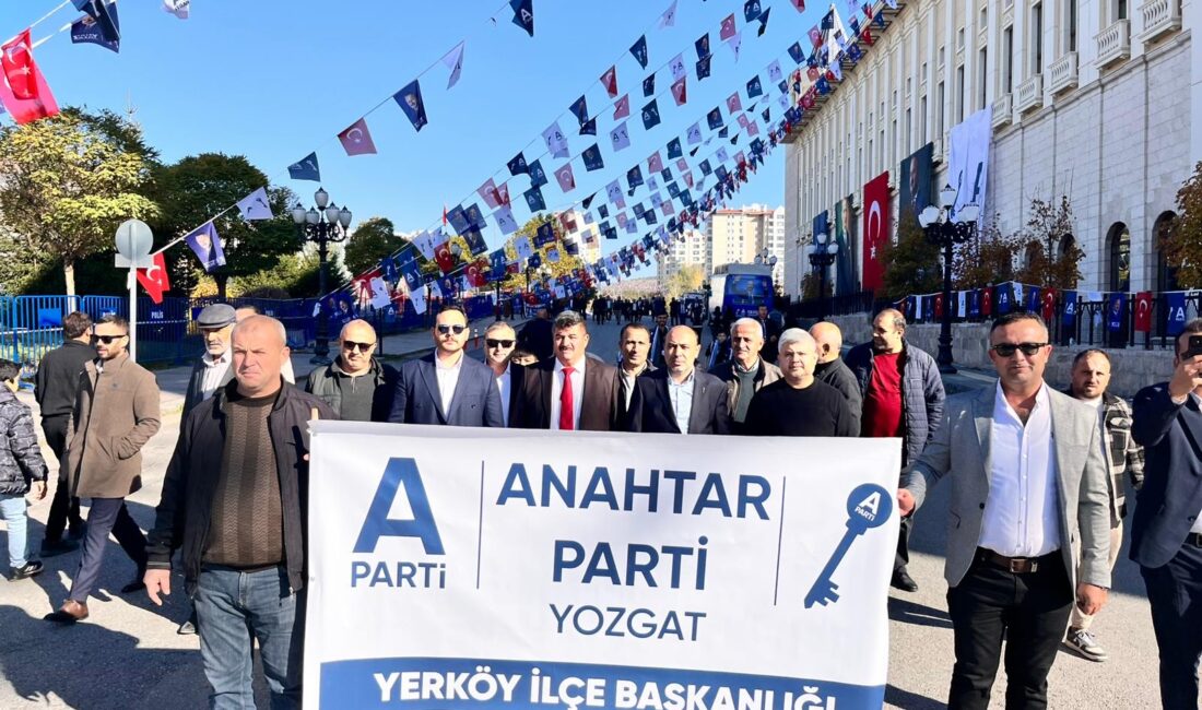 Anahtar Parti Yerköy İlçe Başkanı Gültekin Arslan öncülüğünde, Yerköy teşkilatı