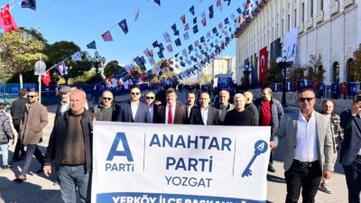 Anahtar Parti Yerköy İlçe Başkanı Gültekin Arslan öncülüğünde, Yerköy teşkilatı