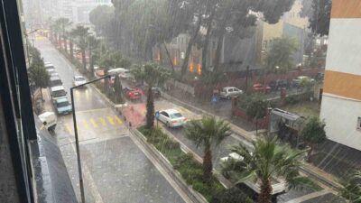 Balıkesir’in Edremit ilçesinde Meteoroloji Genel Müdürlüğü tarafından yapılan uyarıların ardından