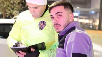 Aksaray’da bir genç sürücü, muayenesiz ve sigortasız araç kullandığı için