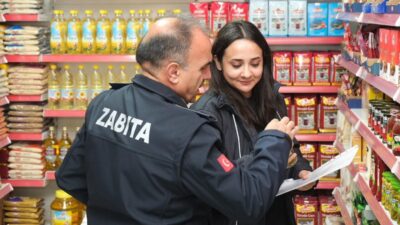 Erzincan Belediyesi Zabıta Müdürlüğü ekipleri, vatandaşların sağlıklı ve güvenli ürünlere