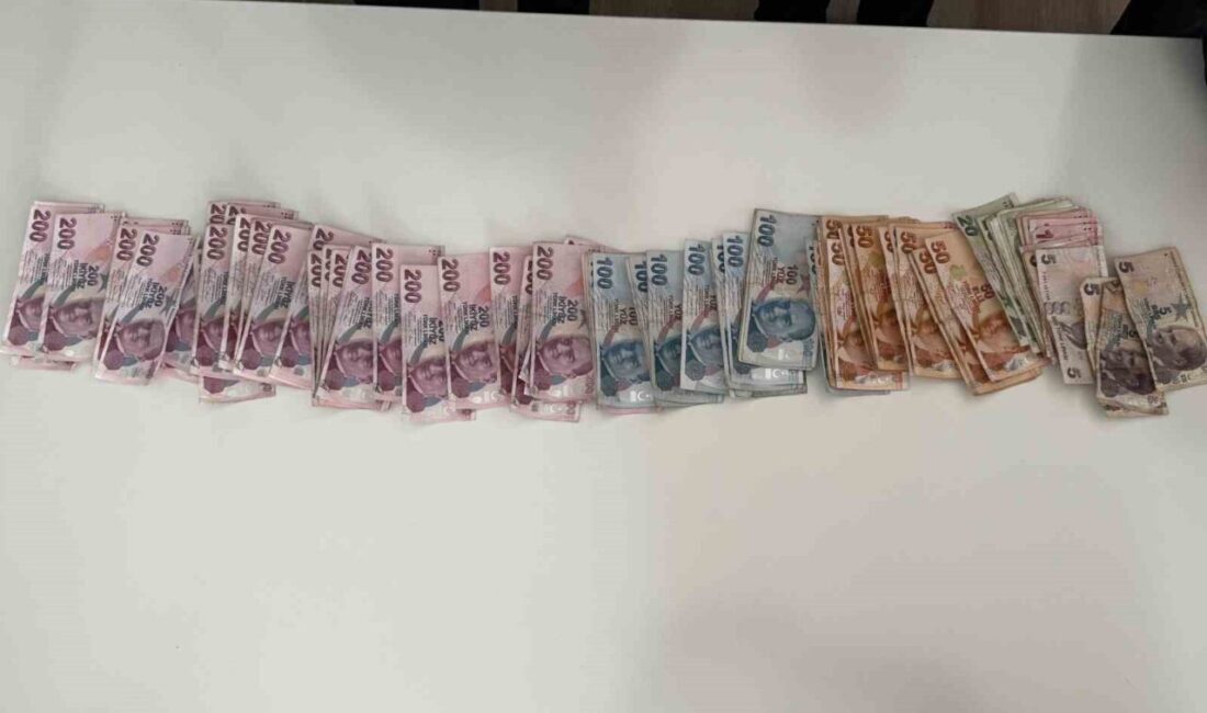 Çorum’da sanayi esnafından para toplayan dilenci, zabıta ekipleri tarafından üzerindeki