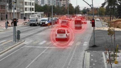 Gaziantep’te gerçekleştirilen trafik denetimlerinde kırmızı ışık ihlali yapan 990 araç