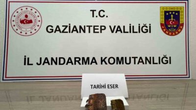 Gaziantep’te, sahte tarihi eserleri piyasaya sürerek dolandırıcılık yapmaya çalışan 2