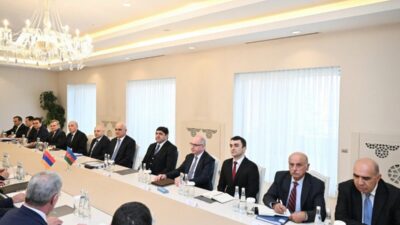 Azerbaycan’ın Gebele şehrinde gerçekleşen Ermenistan-Azerbaycan Sınır Belirleme Komisyonları 12. Toplantısı’nda,