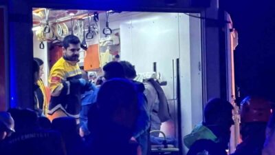 Kefken açıklarında yangın çıkan yabancı bandıralı gemide bulunan 25 personel