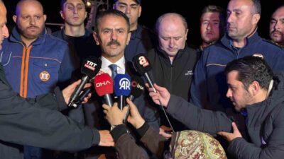 Kocaeli’nin Kandıra ilçesi Kefken açıklarında bulunan yabancı bir gemide çıkan