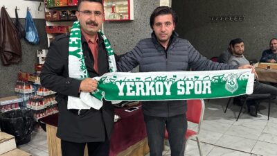 Geçmiş dönem CHP Yerköy Belediye Başkan Adayı İlhan Yılmaz, Yerköyspor’a