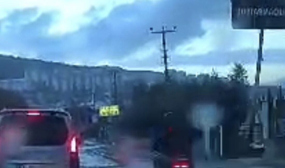 Orhangazi ilçesinde bugün sabah meydana gelen trafik kazasında, emniyet şeridinde